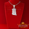 Attractive 7.90ct Cubic Zirconia White Sterling Silver Jesus face Shape Pendant KING OF BLINGS