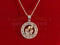 1.77ct Cubic Zirconia Sterling Yellow Silver AQUARIUS Pendant For Men & Women KING OF BLINGS