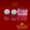 King of Blings- 3.28ct Cubic Zirconia 925 White Silver Women's & Men's Hip Hop Flower Earrings KING OF BLINGS