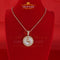 2.23ct Cubic Zirconia Sterling Yellow Silver ARIES Pendant For Men's & Women's KING OF BLINGS