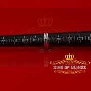 King of Bling's 925 Silver Mens/ Women Bridal Ring Marquise Shape Size 8 White 5.00ct Moissanite KING OF BLINGS