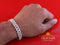 925 Silver 23.8ct Cubic Zirconia White Cuban Men's Bracelet SZ 9 inch/14mm Width KING OF BLINGS