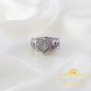 King Of Bling's New Cindarella Heart Ring SZ 7 Real Diamond 0.25ct White 925 Silver for Women King of Blings