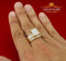 King Of Bling's 925 Yellow Sterling Silver 3.00ct Cubic Zirconia Cinderella Womens Ring Size 10 KING OF BLINGS