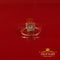 King Of Blings  10K Yellow Gold 3.00CT 'VVS' 'FL' D clr Cushion Cut Moissonite Womens Ring S/7 KING OF BLINGS