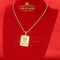 Men's Square JESUS Yellow 925 Sterling Silver 0.66ct CZ '1.00'inch 3D Pendant KING OF BLINGS