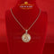 2.23ct Cubic Zirconia Sterling Yellow Silver GEMINI Pendant For Men's & Women's KING OF BLINGS