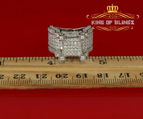 White 4.50ct Cubic Zirconia Silver Fashion Womens Ring size 6.50 KING OF BLINGS