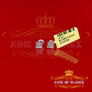 King Of Bling's 925 Sterling Silver 0.05ct Small Diamond Women's & Men's White Square Earring KING OF BLINGS
