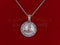 2.23ct Cubic Zirconia Sterling White Silver VIRGO Pendant For Men's & Women's KING OF BLINGS