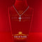 Promise White CROSS Shape Pendant Sterling Silver 2.04ct Cubic Zirconia Stone KING OF BLINGS