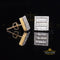 King of Bling's Hip Hop Screw Back Yellow 2.07ct Silver Cubic Zirconia Women's & Men's Earrings KING OF BLINGS