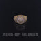 King Of Bling's 925 Sterling Yellow Silver 4.0ct Cubic Zirconia Round-Shaped Ring size 10.5