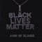 Sterling Silver BLACK LIVES MATTER Sign Pendant White 6.37ct Cubic Zirconia