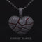 King Of Bling's "Heart"Broken Shape 925 Silver White 20.01ct Cubic Zirconia