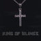 Promise White CROSS Shape Pendant Sterling Silver 2.04ct Cubic Zirconia Stone