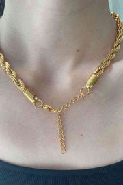 18K Gold-Plated Chain Necklace Trendsi